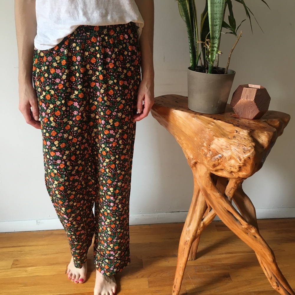 Ganni floral pants